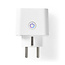 SmartLife Slimme Stekker | Zigbee 3.0 | IP21 | Energiemeter | 3680 W | Hybrid (CEE 7/7) | 0 - 55 °C | Android™ / IOS | Wit | 1 Stuks
