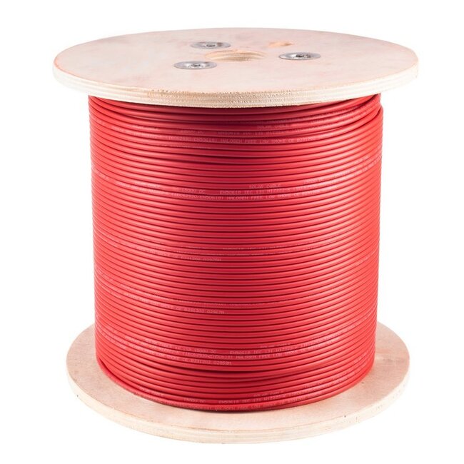 Meterware-Solarkabel 6mm², H1Z2Z2-K, rot, 500m