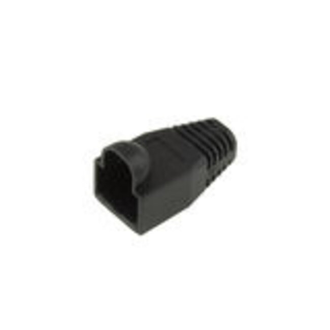 ACT RJ45 zwarte tule voor 5,5 mm kabel