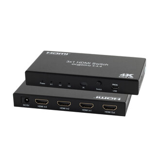 S-Impuls HDMI Umschalter 3x IN  1x OUT, 4K2K 60Hz