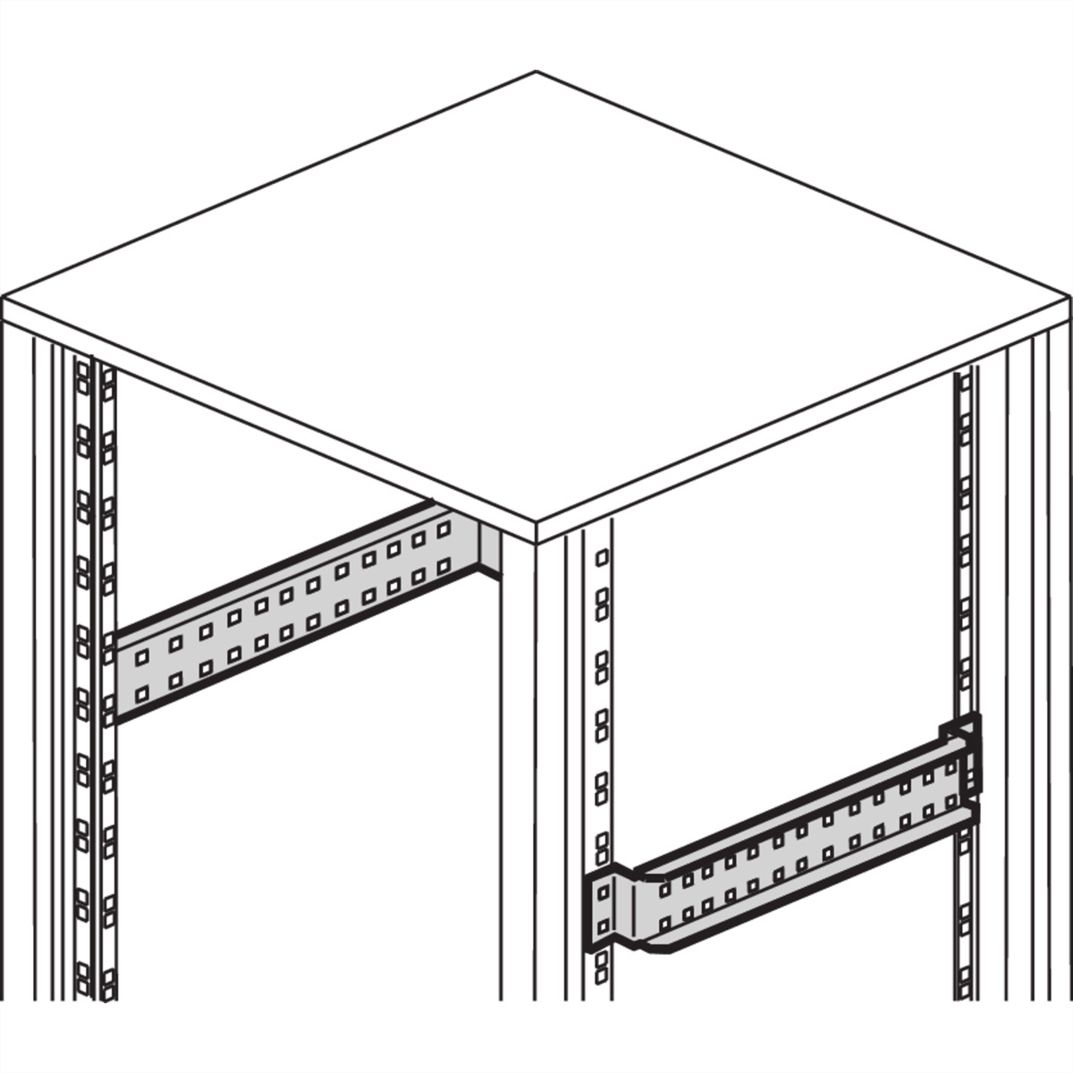 Schroff 22117376 19 inch Montagemateriaal Meerdere kleuren