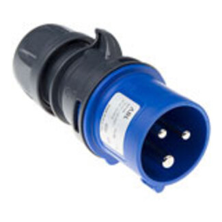 Intronics OEM 3 polige CEE Power Connector 16A 230V in het blauw