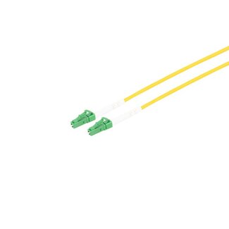 S-Impuls LWL SX Patchkabel LC/LC APC 9/125µ, OS2 gelb, 0,5m