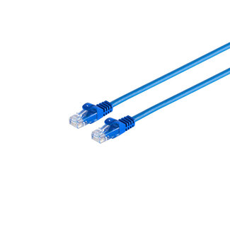 S-Impuls RJ45 Patchkabel CAT 7 Rohkabel U/UTP blau 15m