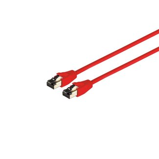 S-Impuls Patchkabel cat 8.1 F/FTP PIMF LSZH rot 0,25m