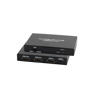 S-Impuls HDMI Verteiler 1x IN,  2x OUT, 4K2K 60Hz