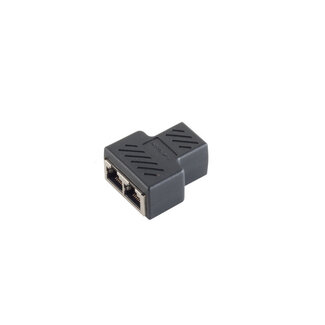 S-Impuls cat. 6A Patchkabeladapter RJ45 Buchse /2x Buchse