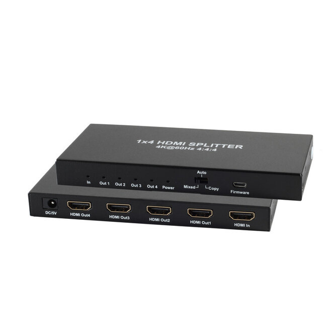 HDMI Verteiler 1x IN, 4x OUT, 4K2K 60Hz