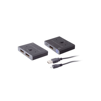 S-Impuls DisplayPort 1.4 Umschalter 2x1, bidirektional, 8K