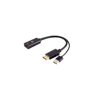 S-Impuls Adapter-HDMI-A Buchse auf DisplayPort Stecker, 4K60Hz, 20cm