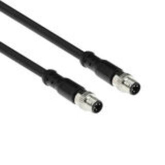 ACT ACT Industrial 1,50 meter Sensor kabel M8A 4-polig male naar M8A 4-polig male, Ultraflex Xtreme TPE kabel, afgeschermd