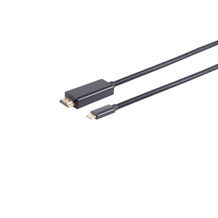 USB-C naar HDMI kabel - 4K 30Hz - 3 meter - Zwart