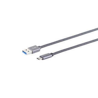 S-Impuls USB-A Adapterkabel, USB-C, 3.2 Gen 2, Pro, 0,5m