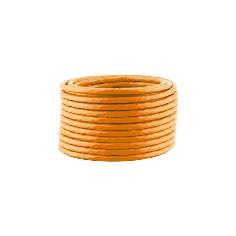 S/FTP CAT7 10 Gigabit Netwerkkabel - CCA - 23AWG - Stug - LSZH - 50 meter - Oranje