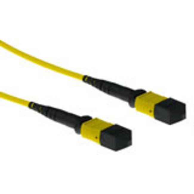 ACT 15 meter Singlemode 9/125 OS2 glasvezel patchkabel polarity A met MTP female connectoren