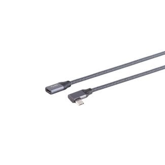 S-Impuls USB-C® Verlängerungskabel, 3.2, 90°, Pro, 1m