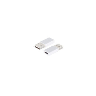 S-Impuls Adapter USB 2.0 A Stecker auf USB 3.1 C Buchse, weiß
