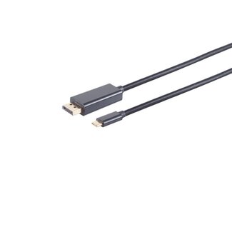 S-Impuls Displayportkabel-USB Typ C Stecker auf Displayport Stecker, 8K60Hz, 3,0m