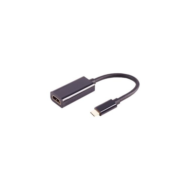 USB-C Adapter, HDMI-A Buchse, 8K60Hz, schwarz