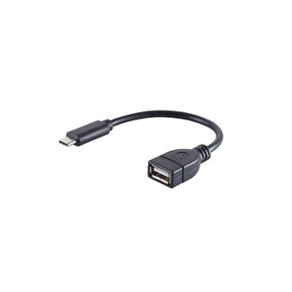 S-Impuls Adapter, USB-Typ C-Stecker/  USB 2.0 A Buchse, OTG