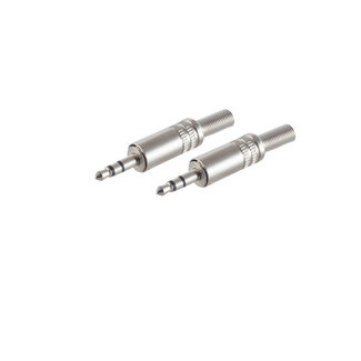 S-Impuls 2x Klinkenstecker Stereo 3,5mm, Metall