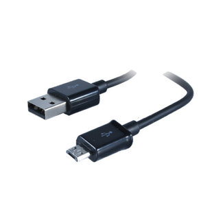 S-Impuls Datenkabel Micro-USB 2.0-Micro Stecker, schwarz 1m