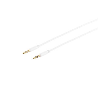 S-Impuls 3,5mm Mini-St. - 3,5mm Mini-St. Rund ws 3 pin 0,6m