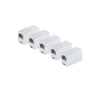 S-Impuls cat. 5 Kabelverbinder RJ45 metallisiert geschirmt 5x