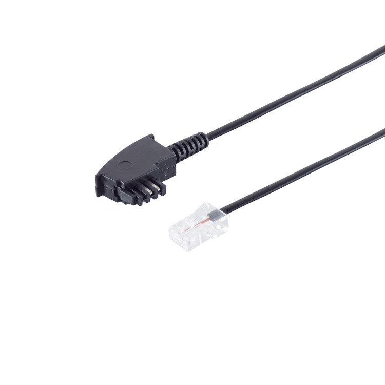 S-Impuls S-Impuls 70002-10. Snoerlengte: 10 m, Aansluiting 1: TAE-F, Aansluiting 2: RJ-45