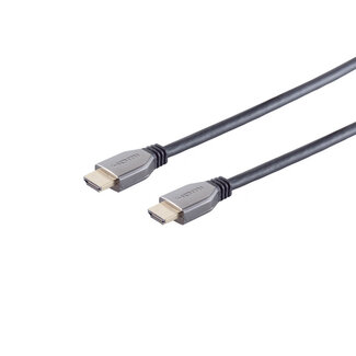 S-Impuls Ultra HDMI Kabel, 10K, Metall, schwarz, 3m