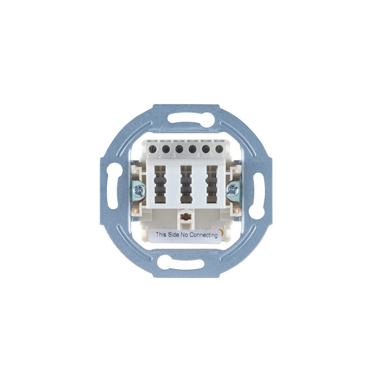 05300530 - Telephone socket UP 2x6/6NF/F cw without cover PTAE 05300530