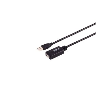 S-Impuls Aktive USB-A Verlängerung, USB 2.0, 480Mbps, 10m