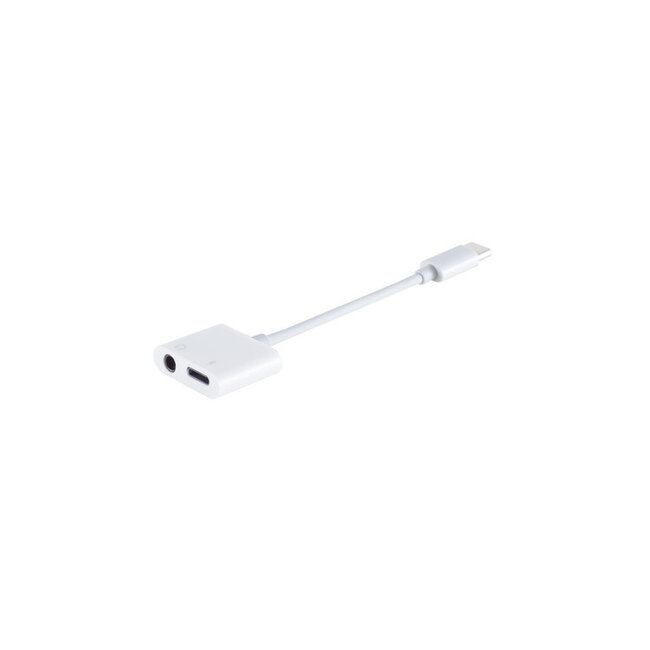 USB Typ C-Stecker / 3,5 Klinken- + USB C Buchse