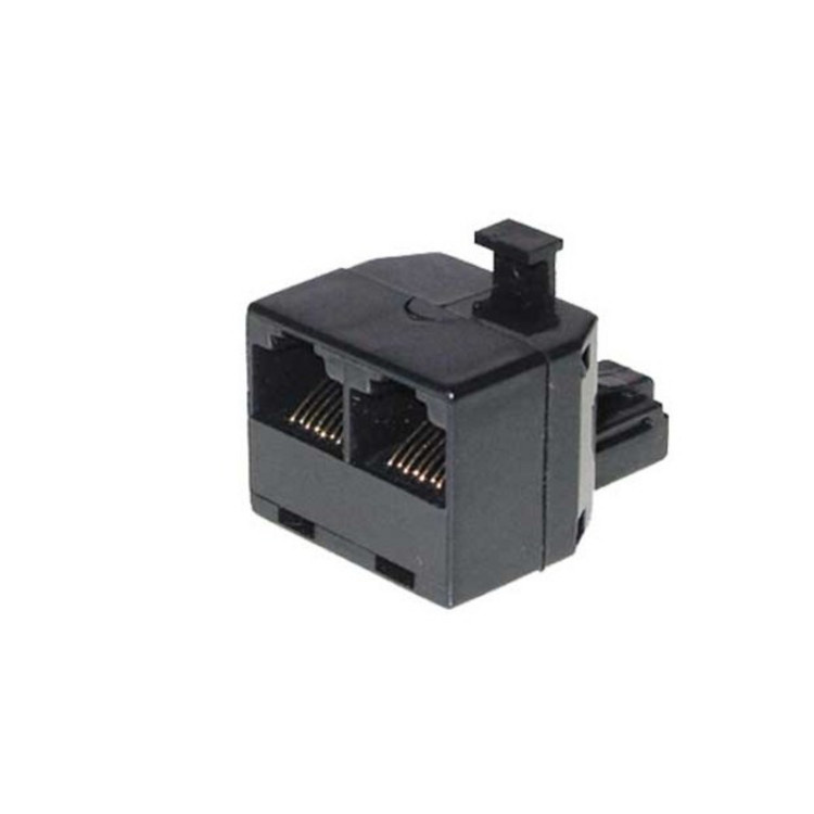 Shiverpeaks S-Conn TC 71230-8. Aansluiting 1: RJ45, Aansluiting 2: 2x RJ45. Kleur van het product: Zwart