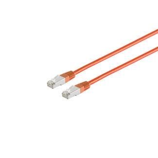 S-Impuls Patchkabel, cat. 5e, SF/UTP, orange, 2,0m