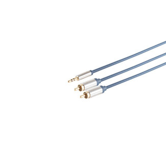 S-Impuls Home Cinema-3,5mm Klinken-St./ 2x RCA St.0,75m