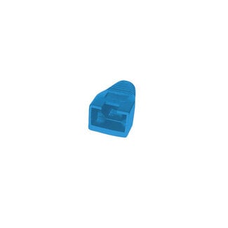 S-Impuls Netzwerkstecker cat.5 u. 6 Einführhilfe+Tülle blau