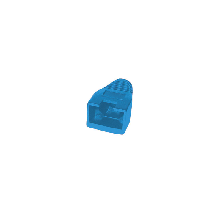 RJ45 Stekker met Blauwe Tule - CAT5 en CAT6 - Per stuk - 8P8C - STP