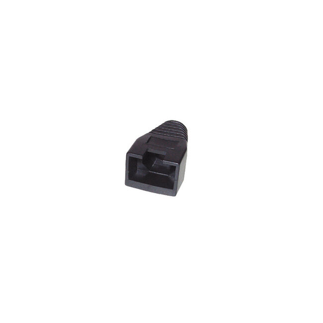 Netzwerkstecker cat.5u6 Einführhilfe+Tülle schwarz