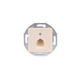 S-Impuls UAE-Anschlußdose 1x8, UP, mit Zentralplatte