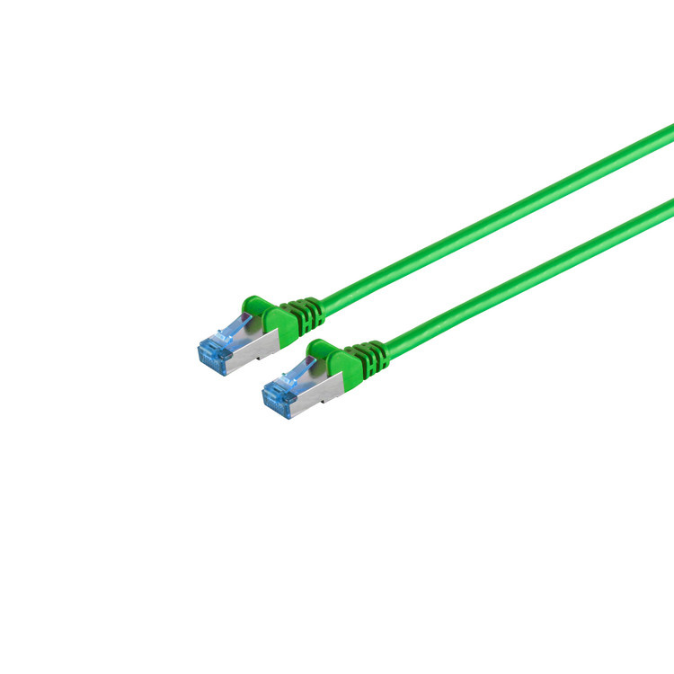 S/FTP CAT6A 10 Gigabit Netwerkkabel - CU - 1 meter - Groen