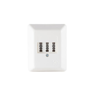 S-Impuls Telefon-Anschlußdose TAE NFN weiß AP