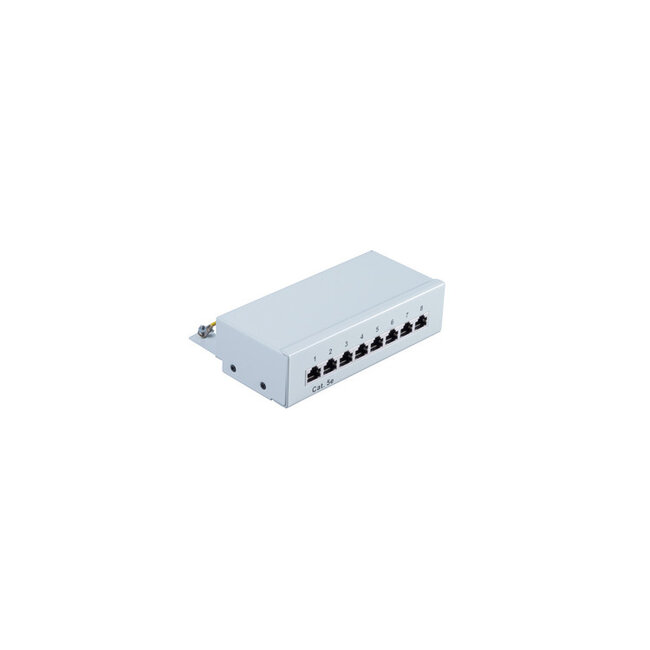 cat 5e Patchpanel geschirmt 8 Ports