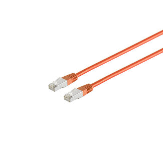 S-Impuls Patchkabel, cat. 5e, SF/UTP, orange, 0,5m