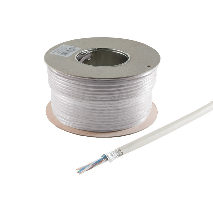 Shiverpeaks S-Conn 100m Cat5e F/UTP. Snoerlengte: 100 m, Kabel standaard: Cat5e, Kabelafscherming: F/UTP (FTP)