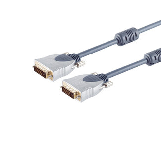 S-Impuls Home-Cinema 2x DVI-D Stecker, 2,0m