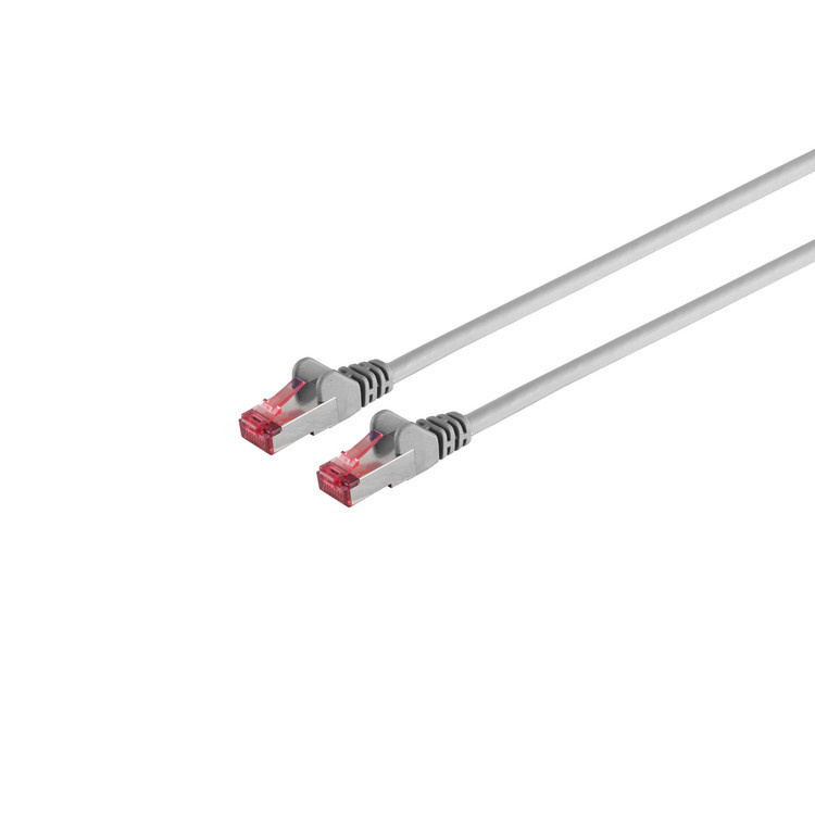 S/FTP CAT6A 10 Gigabit Netwerkkabel - CU - 25 meter - Grijs