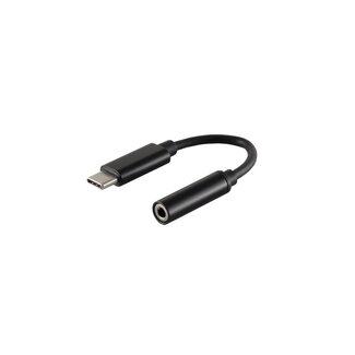 S-Impuls USB C Audio Adapter, digital, schwarz