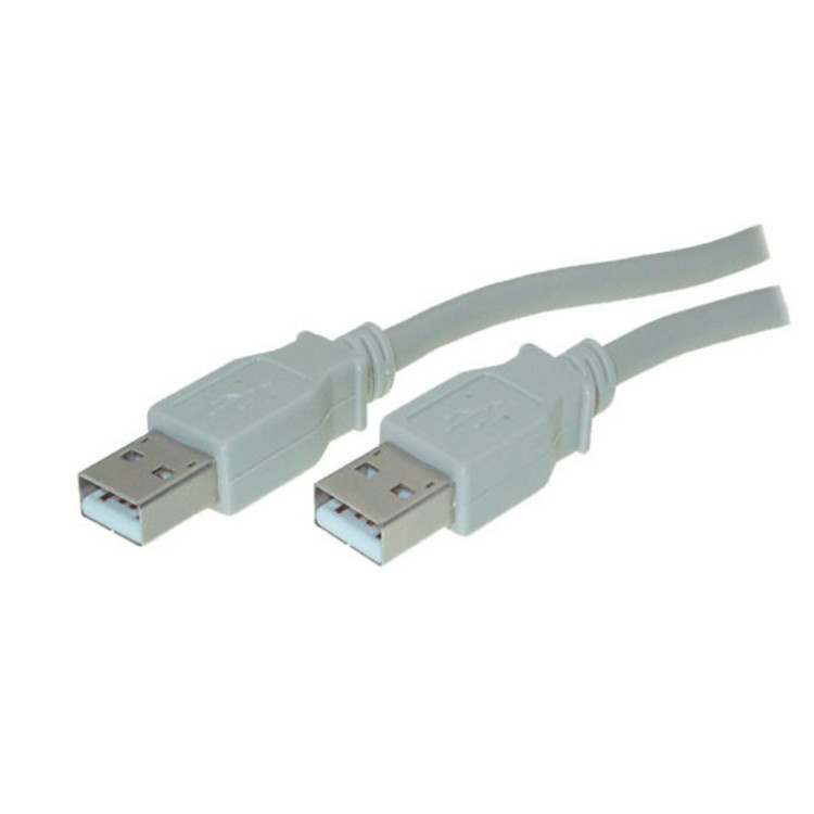 S-Conn 1.8m USB 2.0 A USB-kabel 1,8 m USB A Grijs