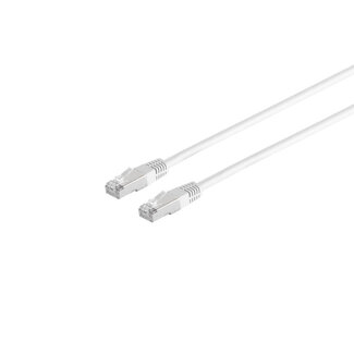 S-Impuls Patchkabel cat 6 S/FTP PIMF Halogenfrei weiß 2m